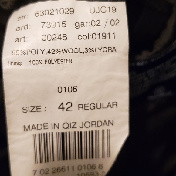 Stafford Men's Washable Wardrobe Suit Gray Jacket Sz-42R Pants Sz- 34X32 - Picture 11 of 15